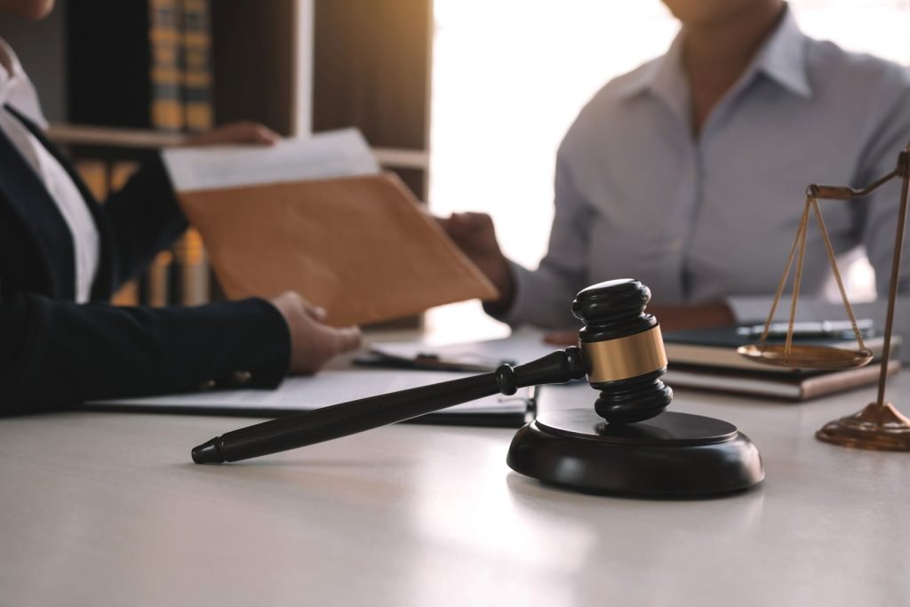 visiting a lawyer
