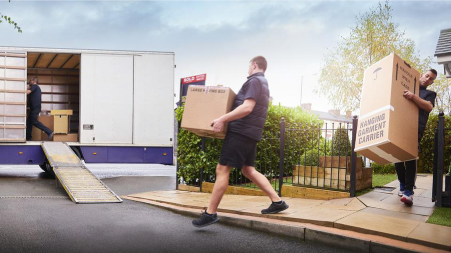 loading a moving truck